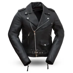 SUPASTAR LADY Motorcycle Leather Jacket