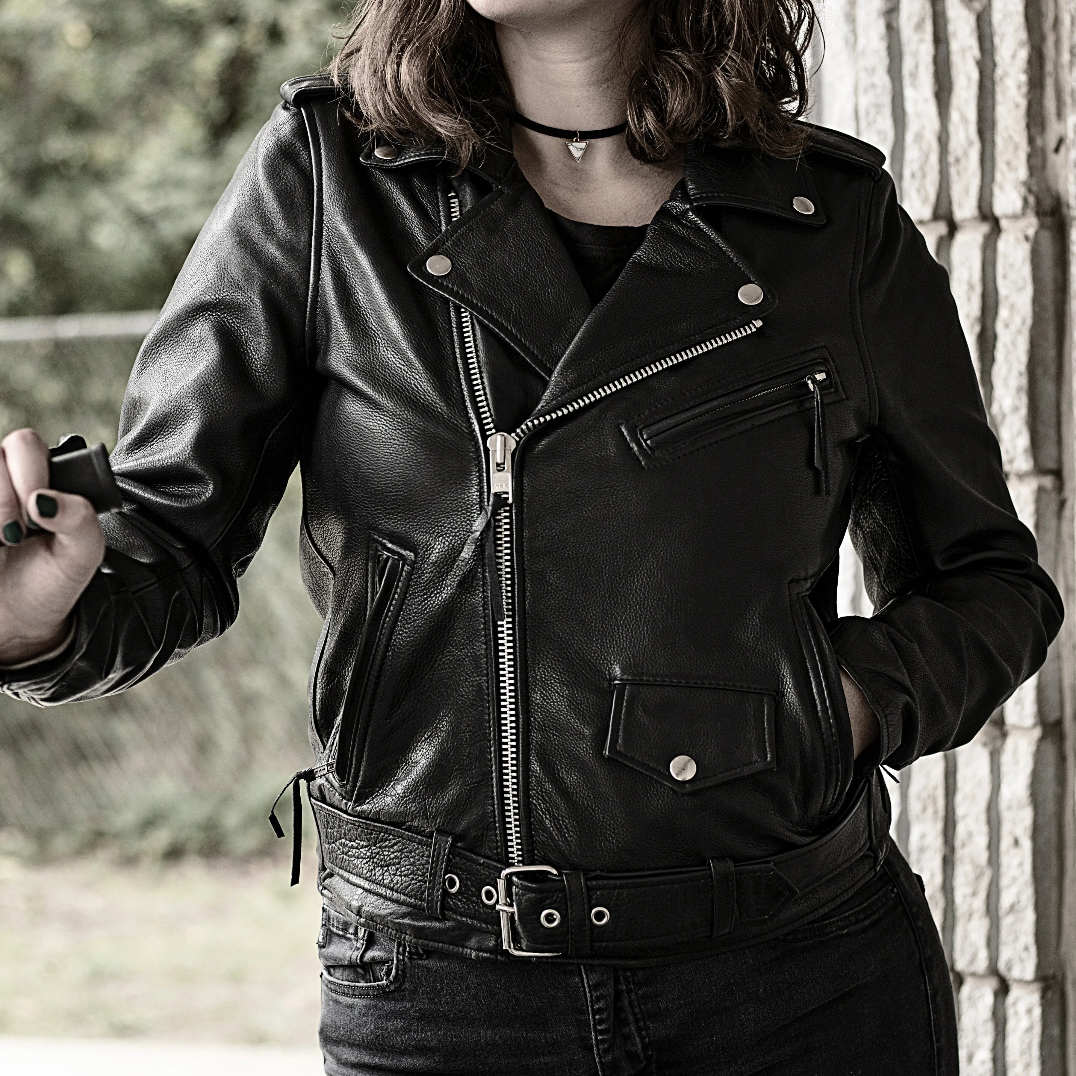 SUPASTAR LADY Motorcycle Leather Jacket