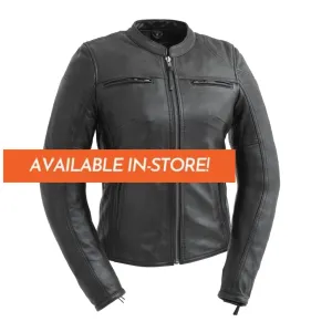 Supastar - Womens Motorcycle Leather Jacket - Extreme Biker Leather