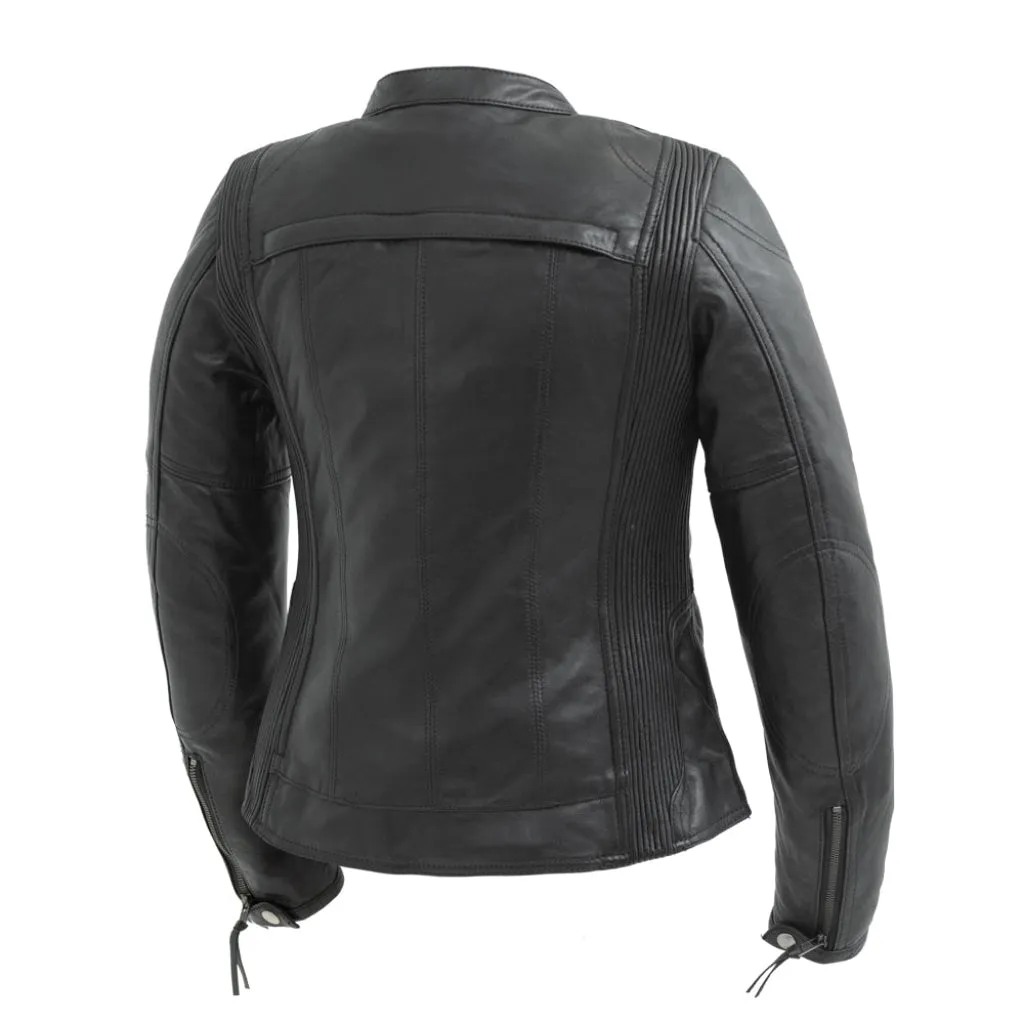 Supastar - Womens Motorcycle Leather Jacket - Extreme Biker Leather