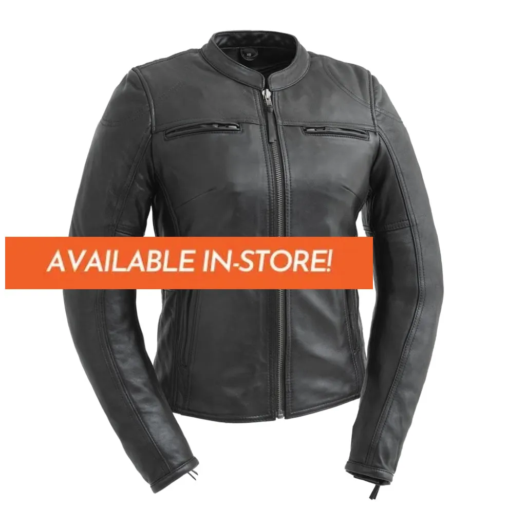 Supastar - Womens Motorcycle Leather Jacket - Extreme Biker Leather