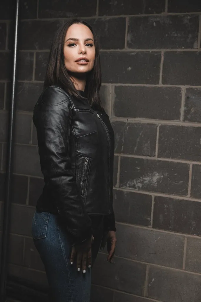 Supastar - Womens Motorcycle Leather Jacket - Extreme Biker Leather