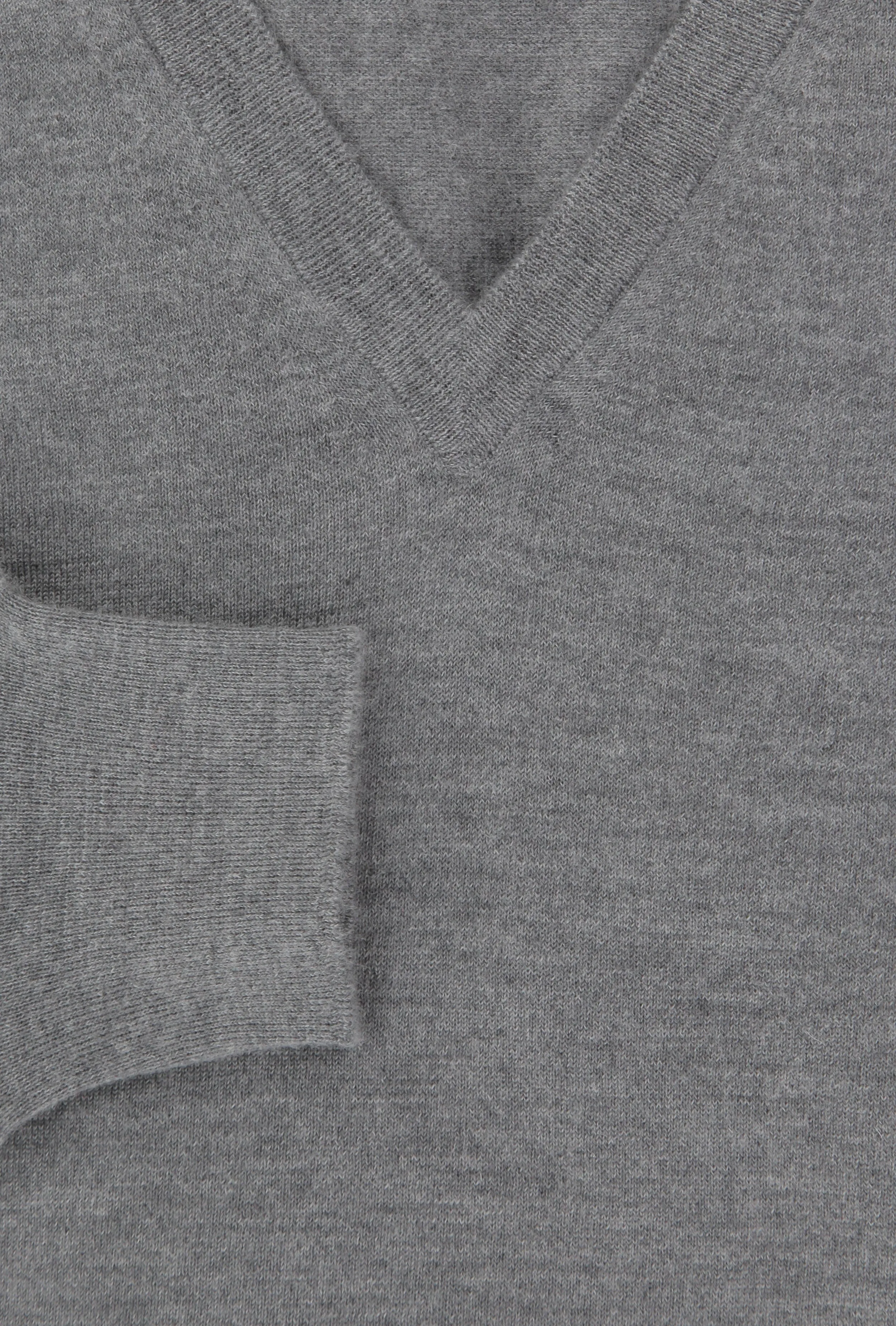 Svevo Parma Gray V-Neck Sweater