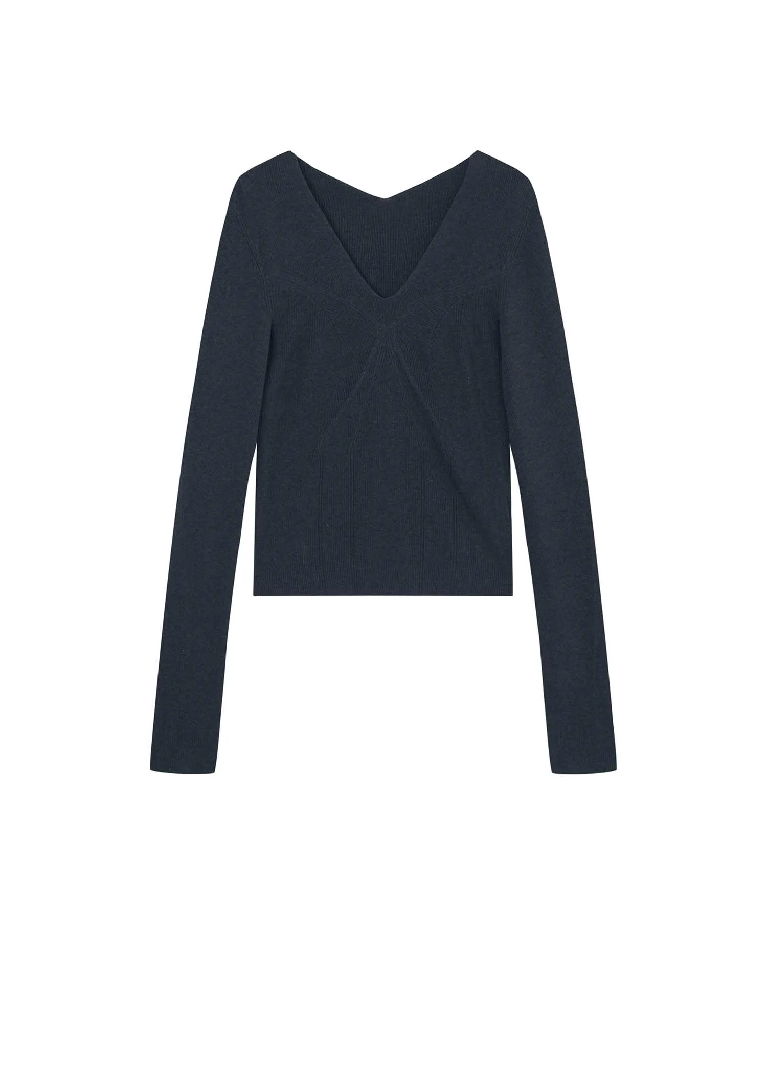 Sweaters / JNBY Slim Fit Long Sleeve V-Neck Pullover