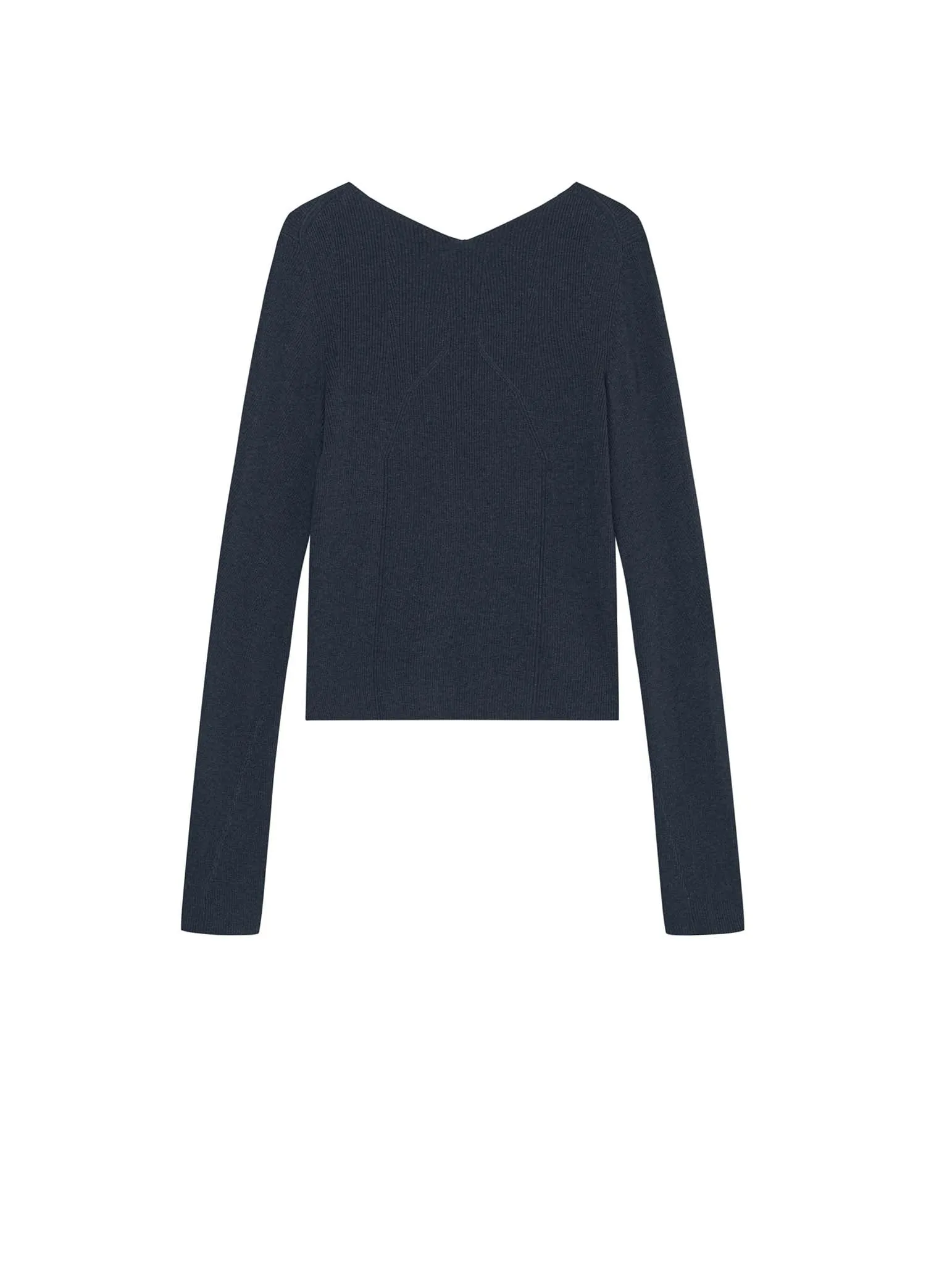 Sweaters / JNBY Slim Fit Long Sleeve V-Neck Pullover
