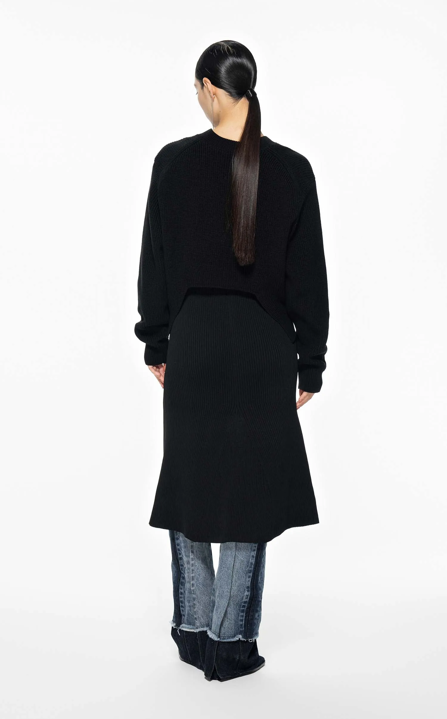 Sweaters / JNBY Waterfall Long Sleeve V-Neck Pullover