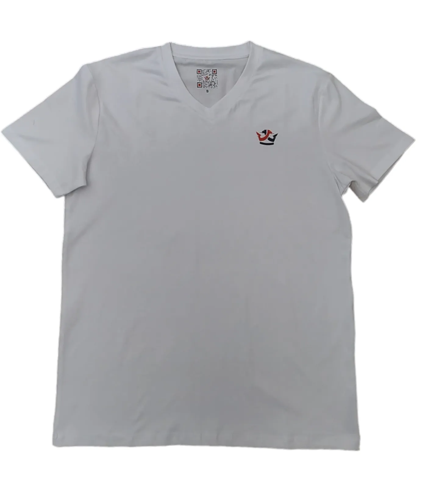 T-Shirt V Neck (White)