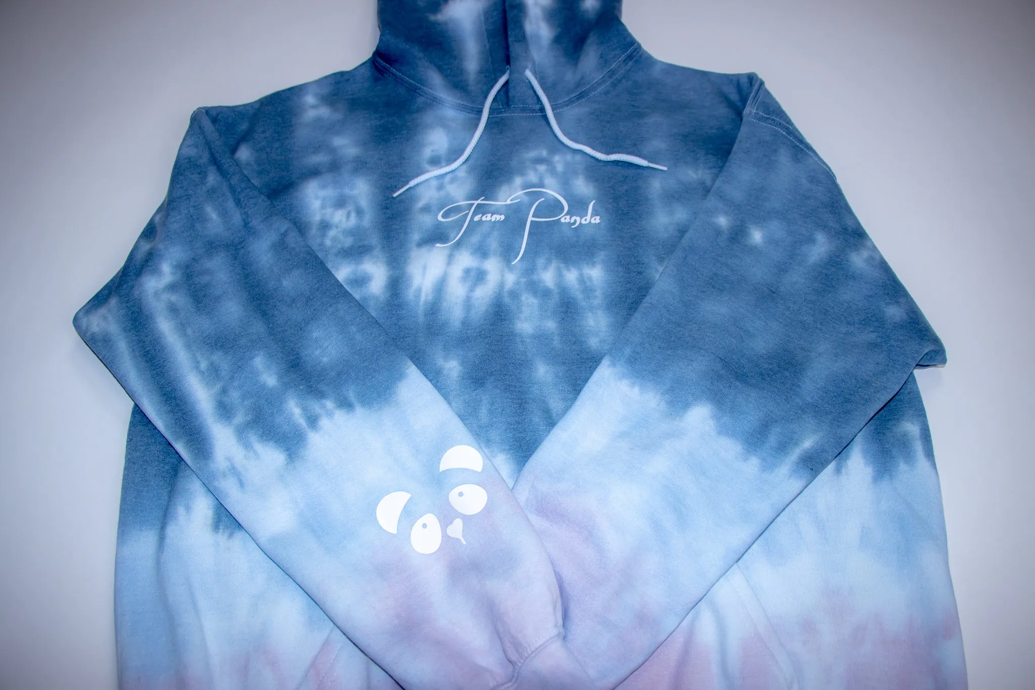 Team Panda Logo Hoodie (Navy Blue, Sky Blue, Rose Pink)