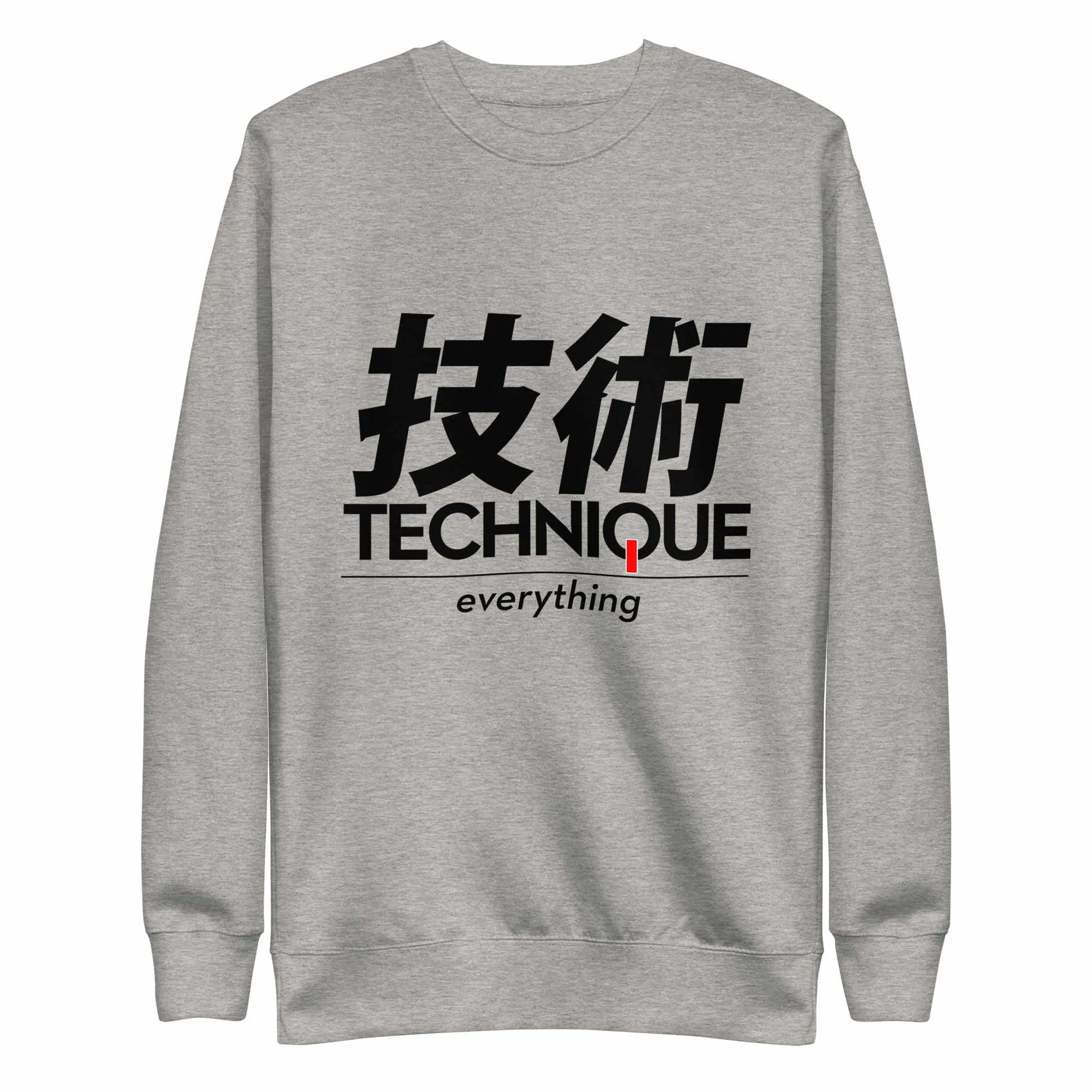 Technique Over Everything Premium Fleece Pullover Sweater
