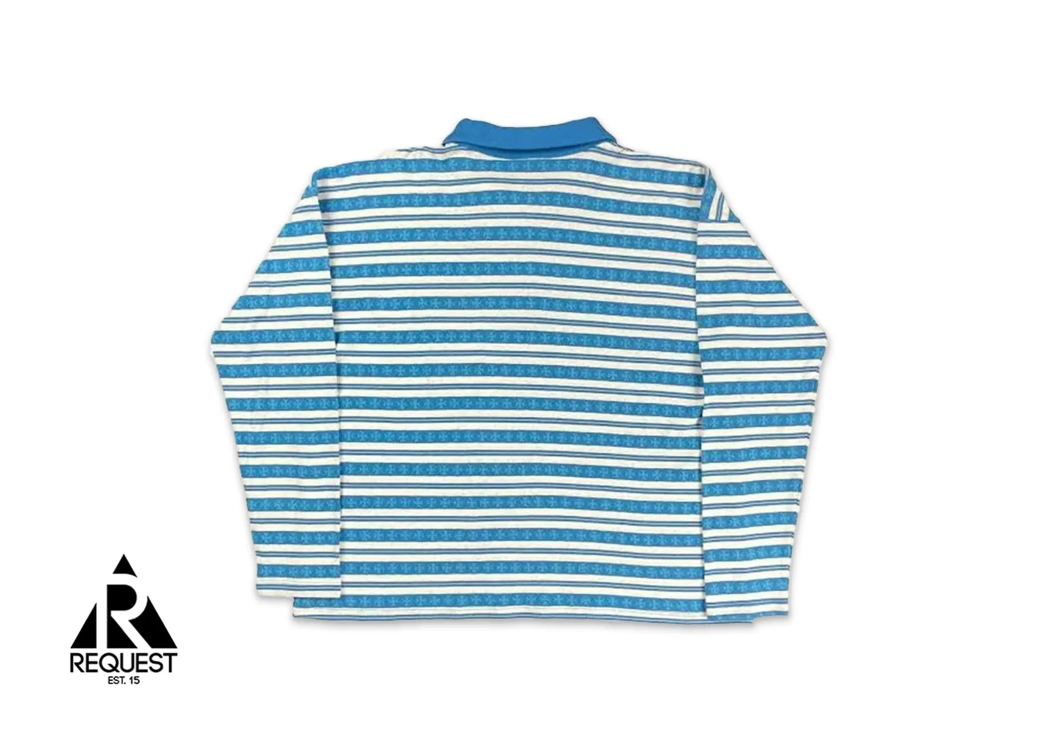 Teens From Mars Plus Striped Rugby Polo "Blue/White"