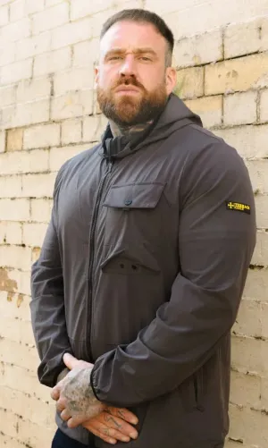Terrace Cult Savastano Jacket In Slate Grey
