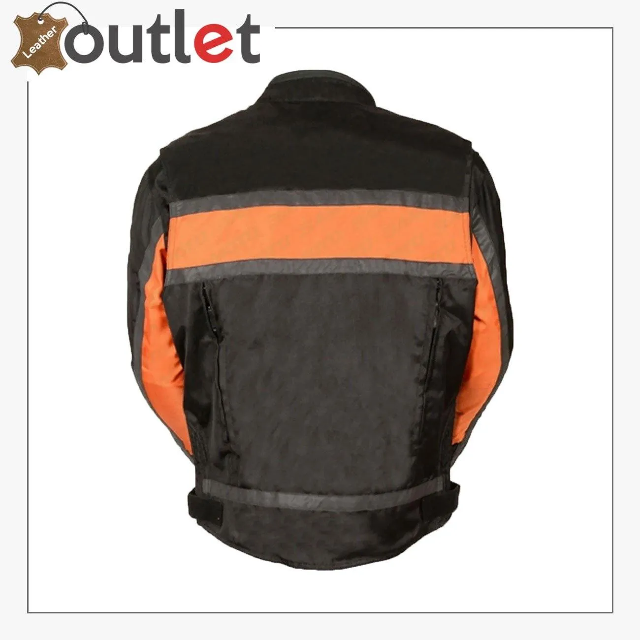 TEXTILE MEN'S RACER MOTORCYCLE JACKET