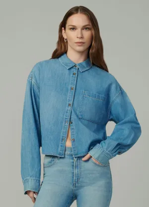 THE CROPPED BOYFRIEND BUTTON DOWN SHIRT