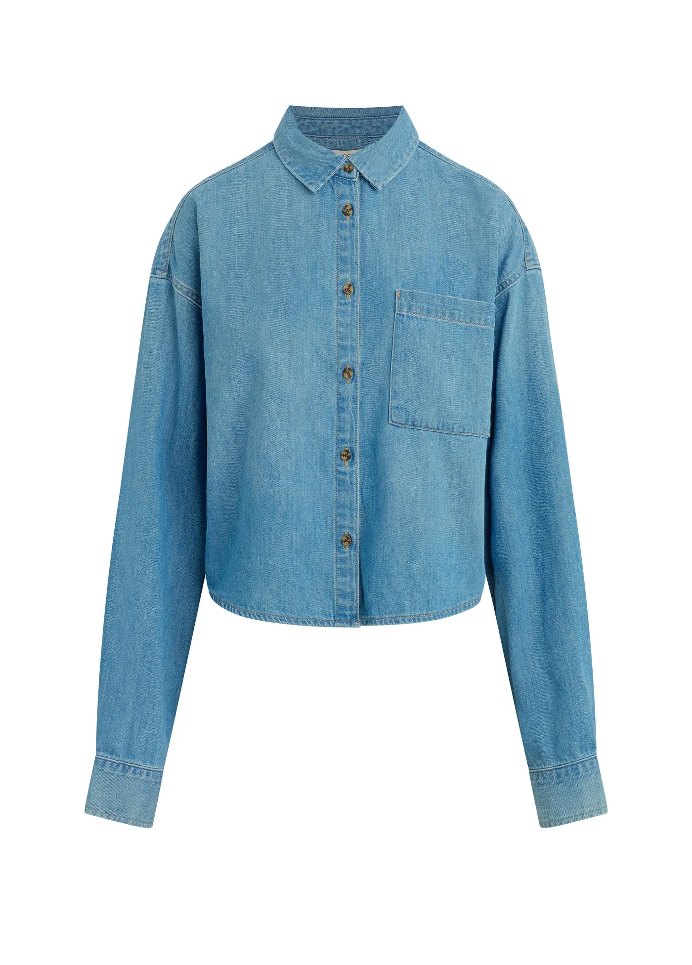 THE CROPPED BOYFRIEND BUTTON DOWN SHIRT