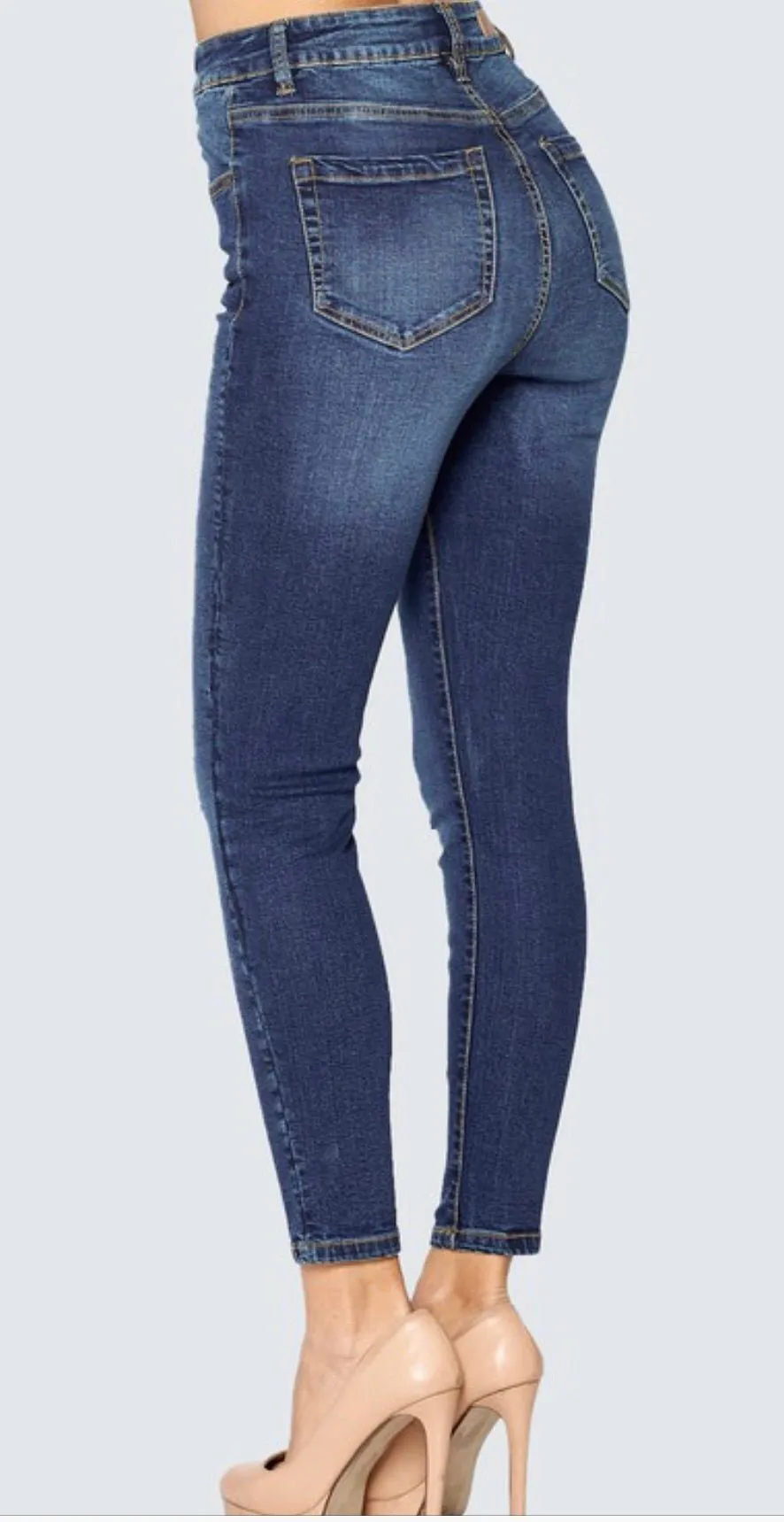 The Del Rey Destroyed Denim Jean