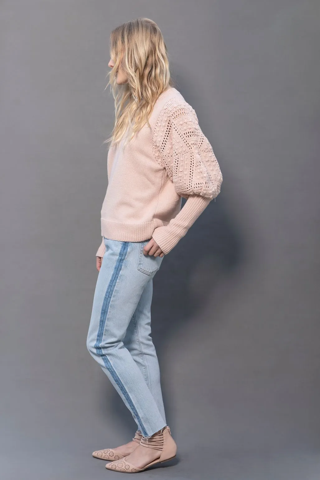 The Vivienne Sweater, Blush