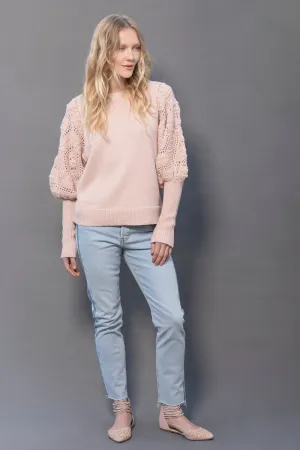 The Vivienne Sweater, Blush