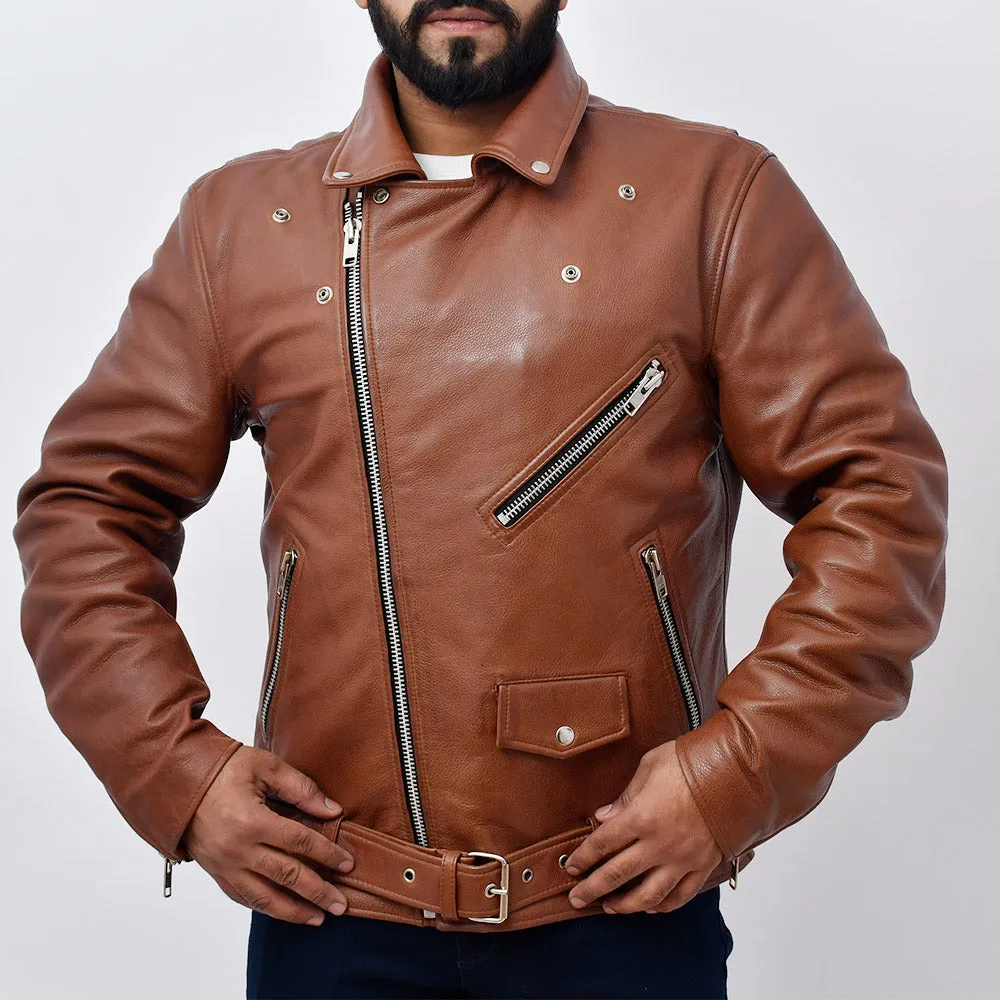 THUNDER Motorcycle Leather Jacket