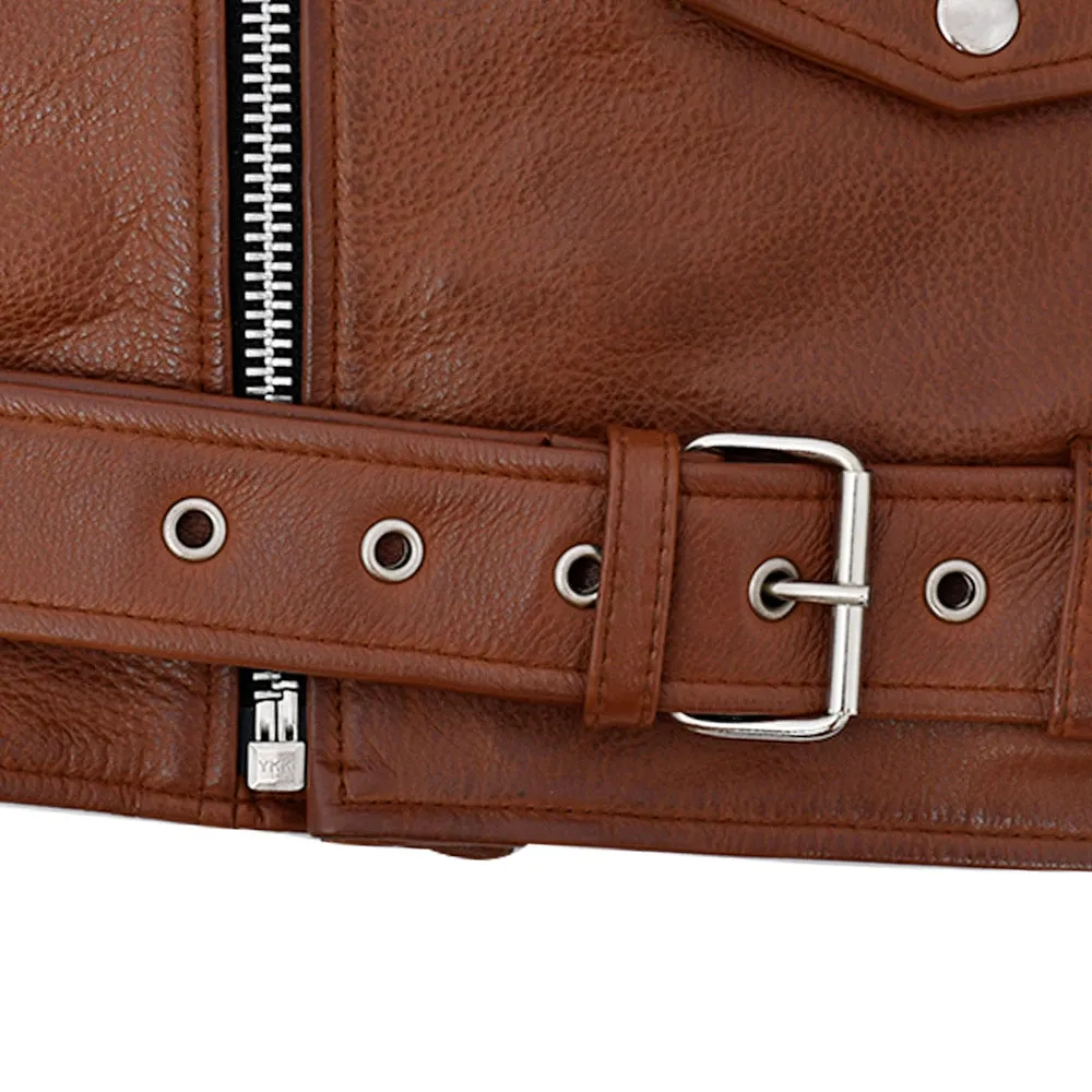 THUNDER Motorcycle Leather Jacket
