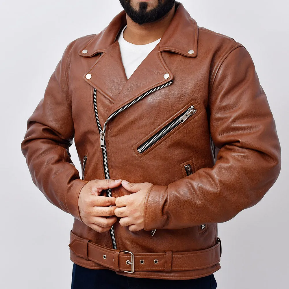 THUNDER Motorcycle Leather Jacket