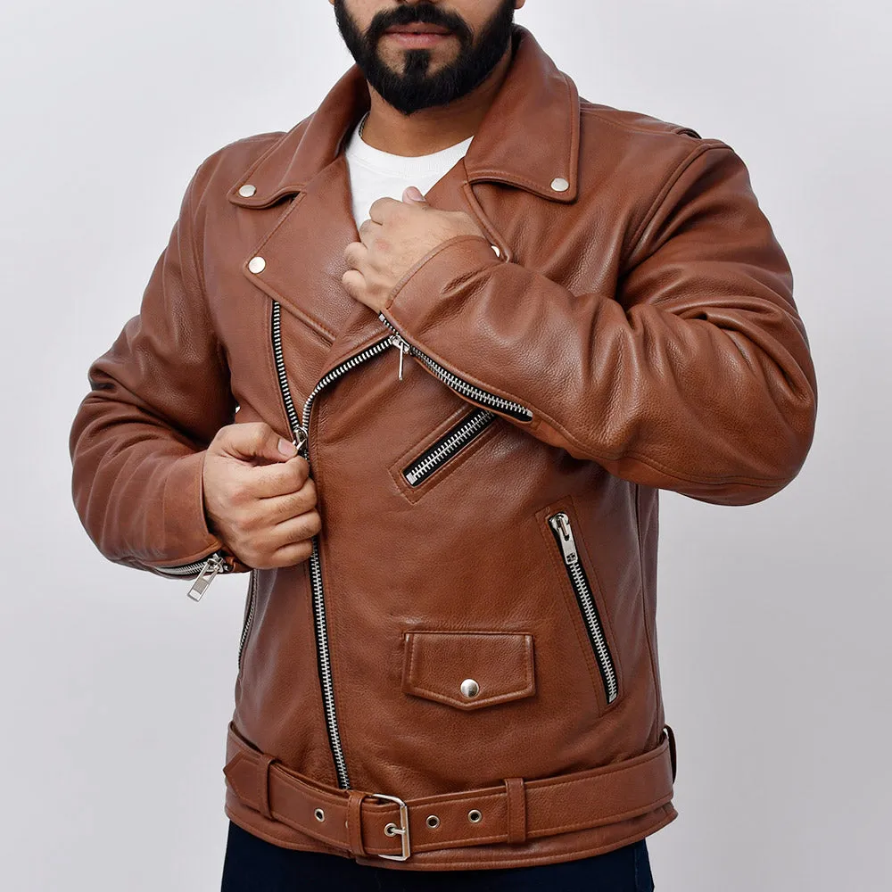 THUNDER Motorcycle Leather Jacket