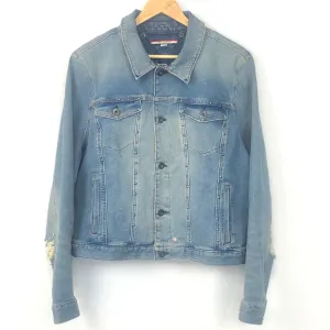 Tommy Hilfiger Womens XXL Cropped Denim Jean Jacket