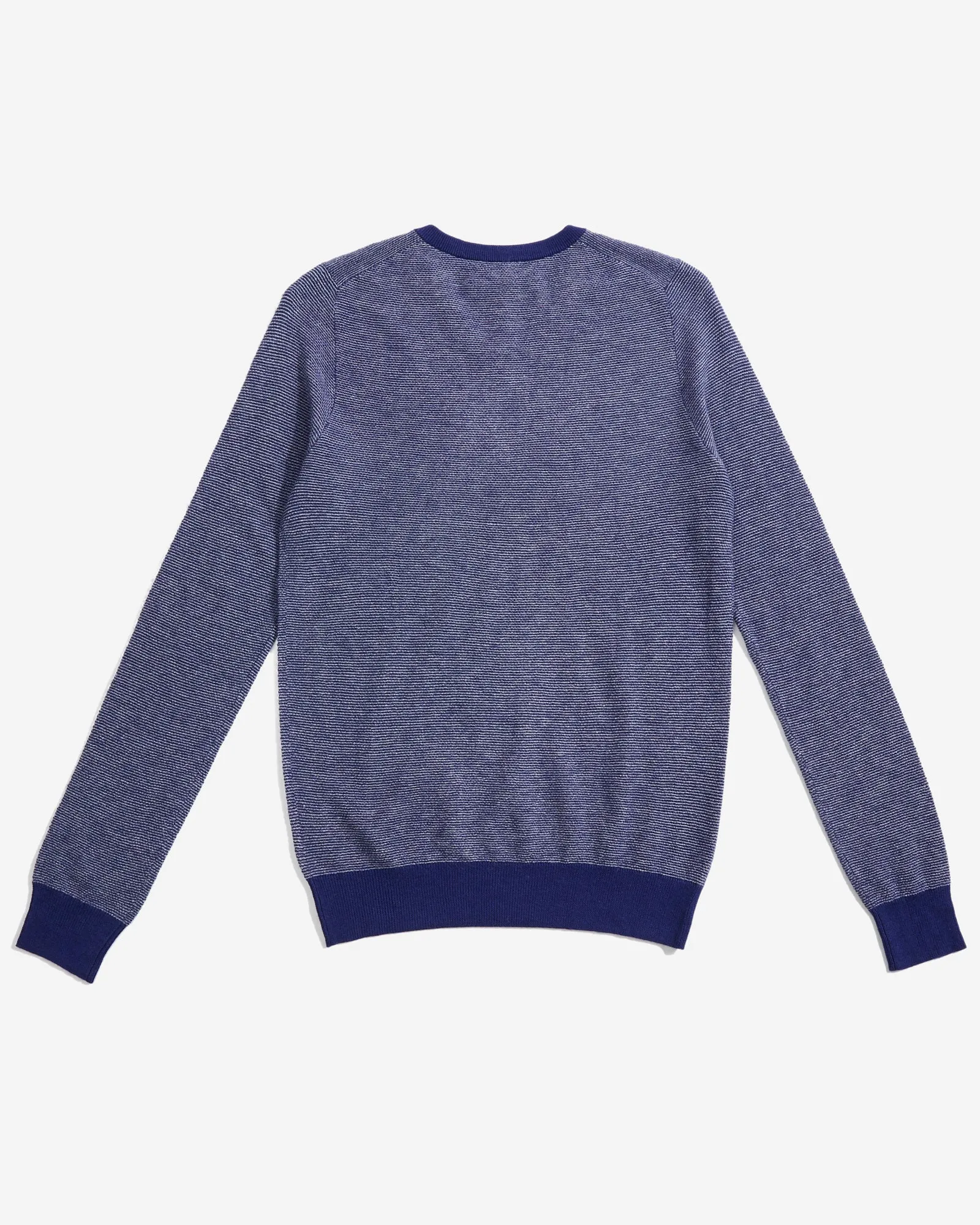 Tuck Stitch V-Neck Sweater
