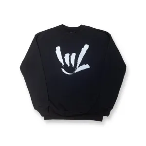 UNISEX ILY SIGN CREW NECK SWEATSHIRT