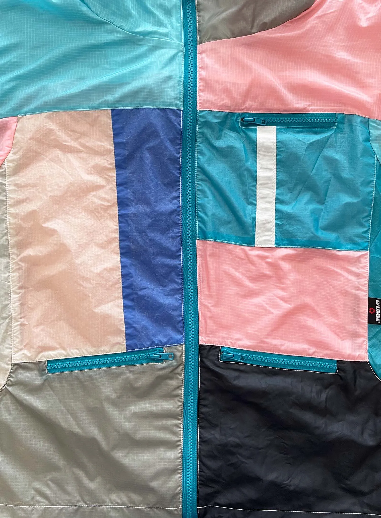 Upcycled Parachute Jacket (Extra Large - XL.b.10.20)