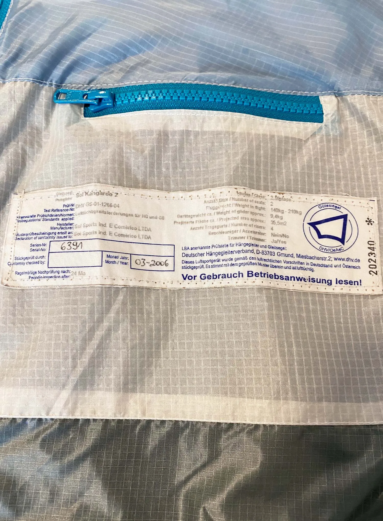 Upcycled Parachute Jacket (Large - L.f.11.21)