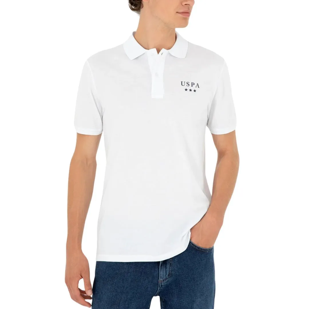U.S. POLO ASSN. Polo Shirt Men 50288504-VR033-WHT