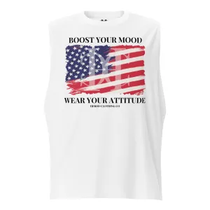 USA Flag - Muscle Shirt