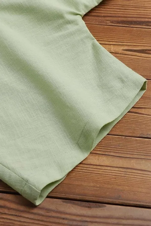 V Neck Half Sleeve Cotton T-shirt