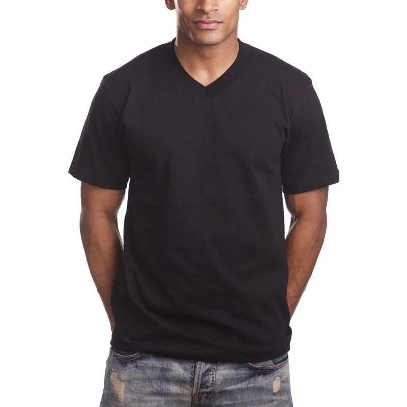 V Neck Short Sleeve Color Shirts (Pro 5)