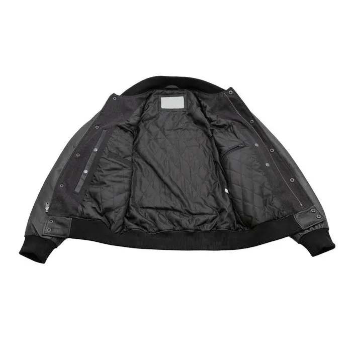 Varsity - Men's Fashion Woolen/Leather Jacket