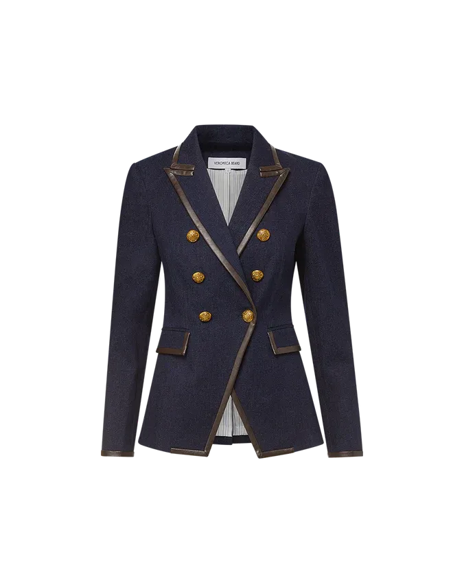 VERONICA BEARD Miller Denim Blazer Dickey Jacket