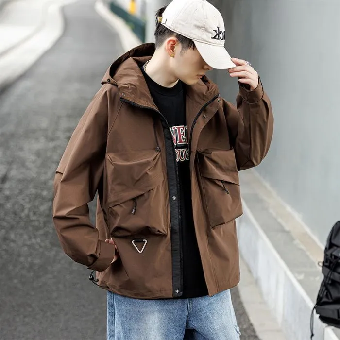 Versatile Cargo Jacket for Outdoor Adventures with Relaxed-Fit Design