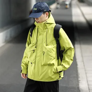 Versatile Cargo Jacket for Outdoor Adventures with Relaxed-Fit Design