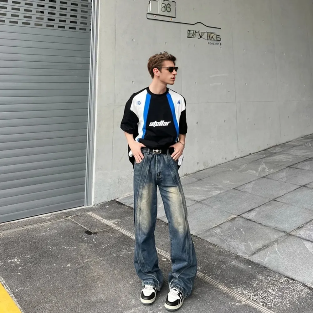 Vibe Heavy Patchwork Jeans