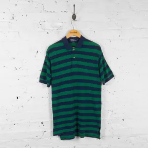 Vintage Ralph Lauren Polo Shirt - Green/Blue - M