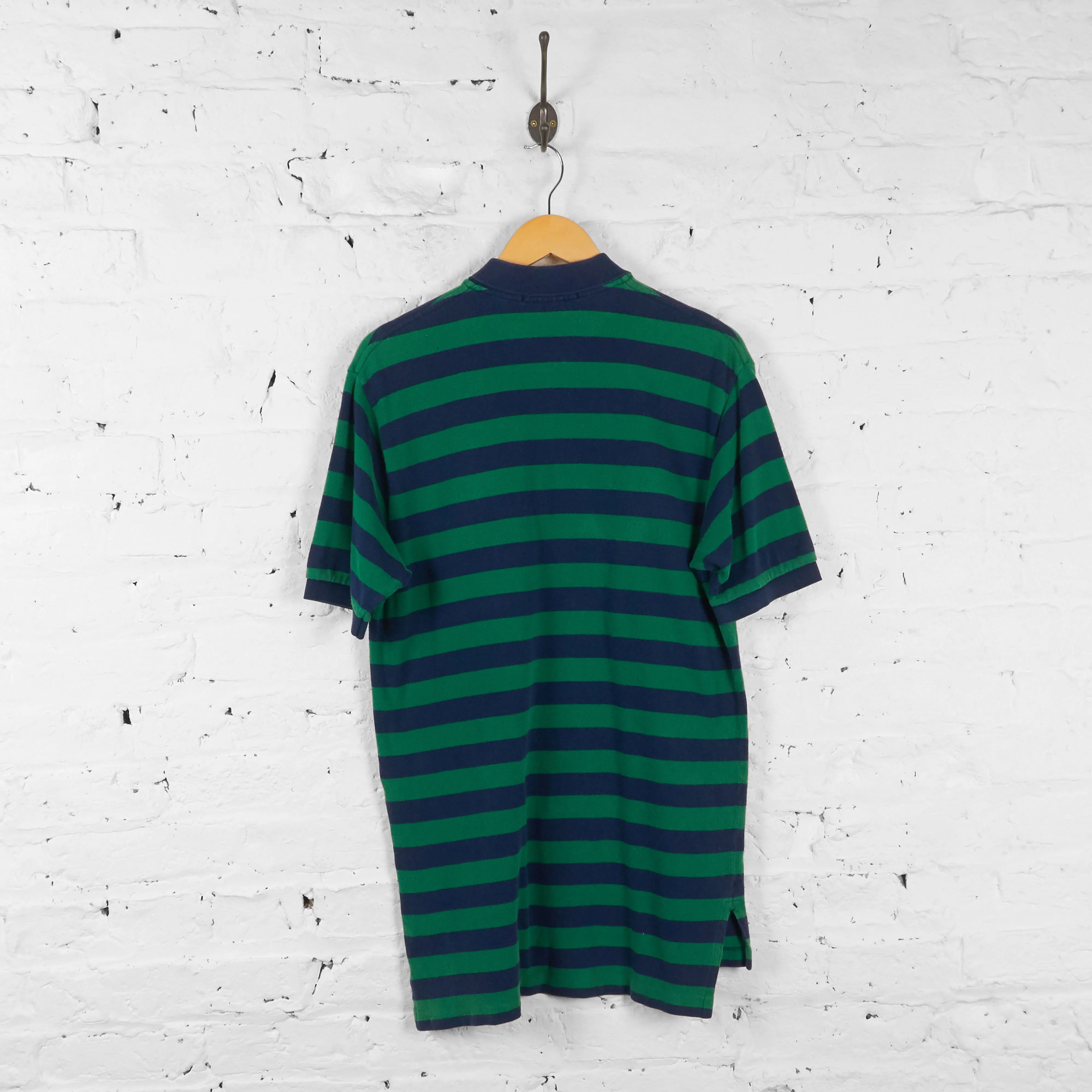 Vintage Ralph Lauren Polo Shirt - Green/Blue - M