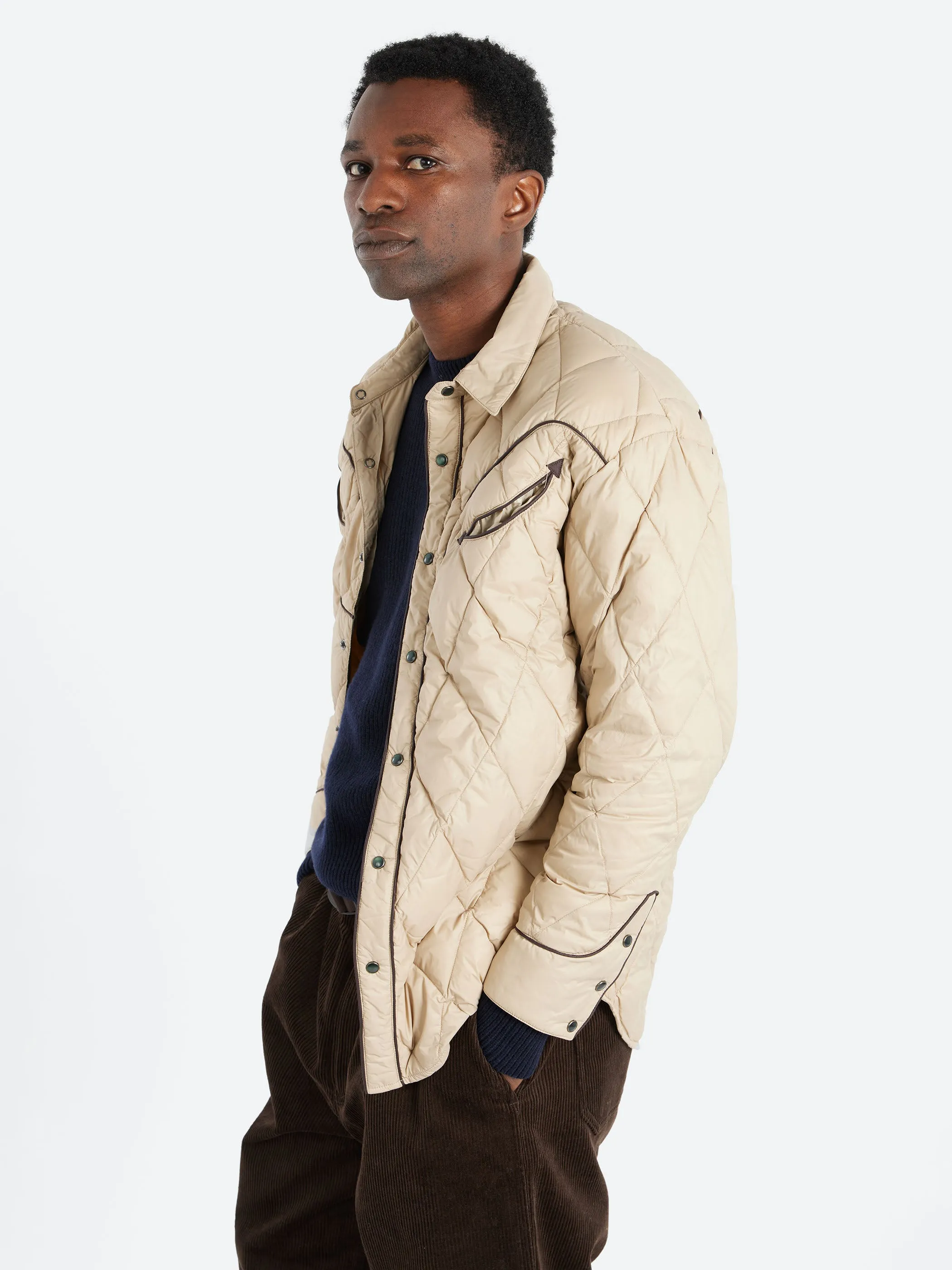 Western Piping Down Shirt