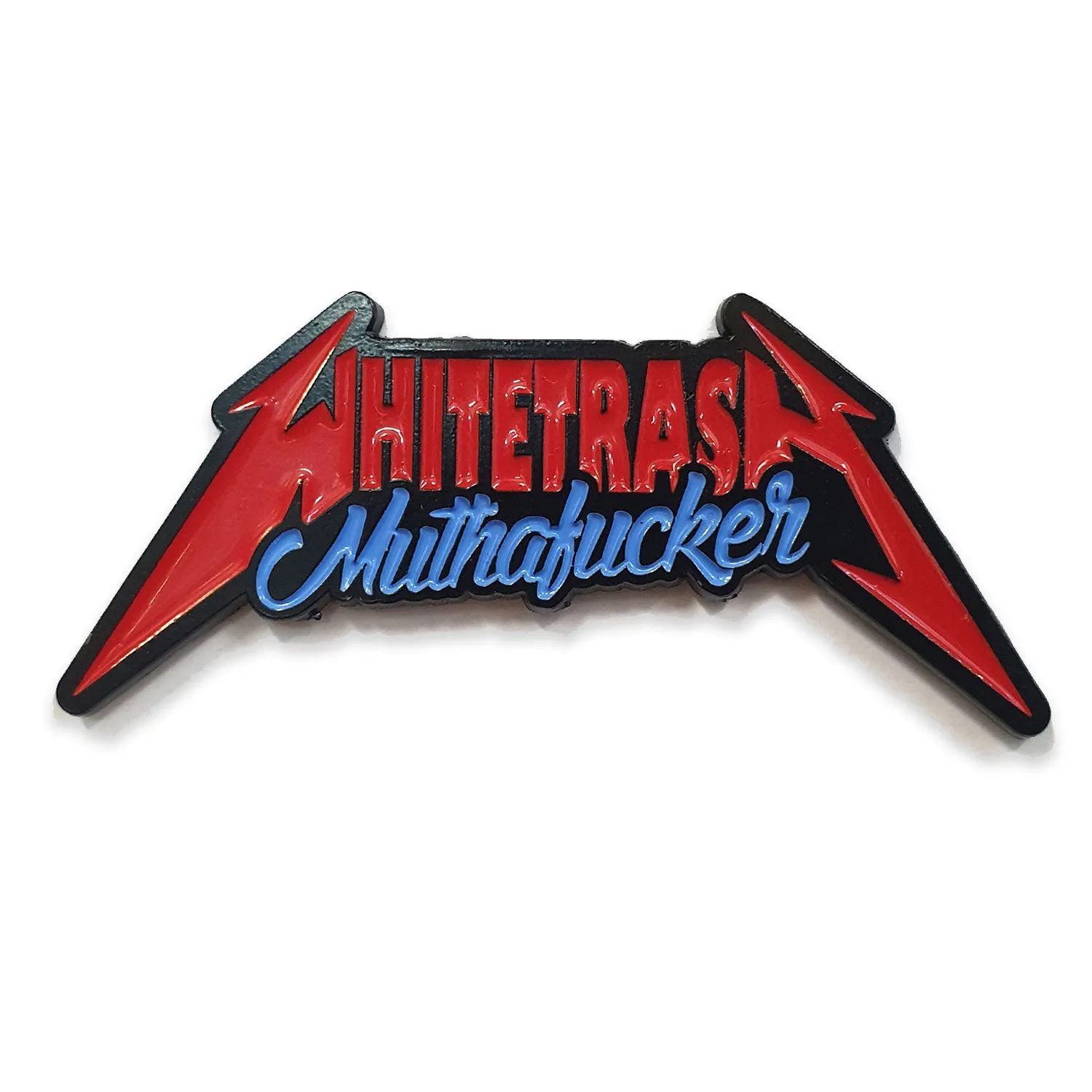 Whitetrash Metal Enamel Pin