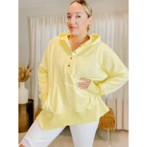 Willow Hooded Pullover (Lemon)