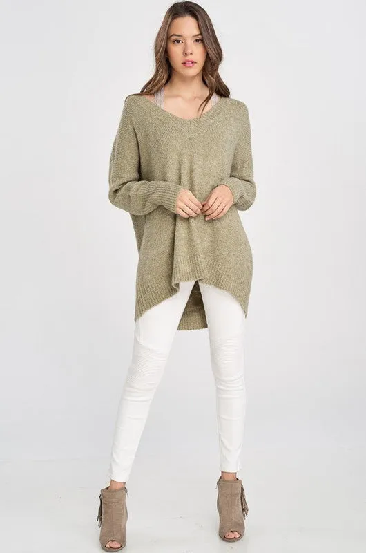 WILLOW PULLOVER OLIVE*