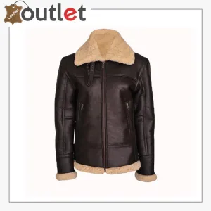 WOMEN B3 BOMBER SHEARLING AVIATOR JACKET