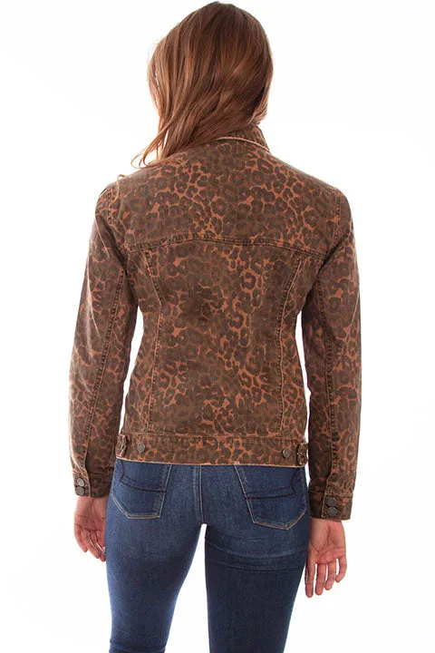 Women's Honey Creek Jacket Collection: Leopard Denim