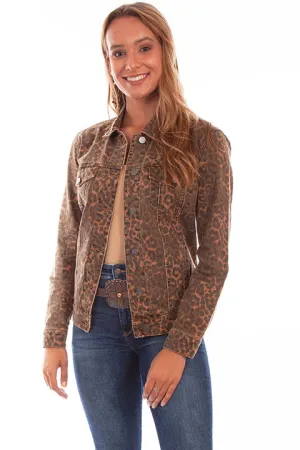 Women's Honey Creek Jacket Collection: Leopard Denim