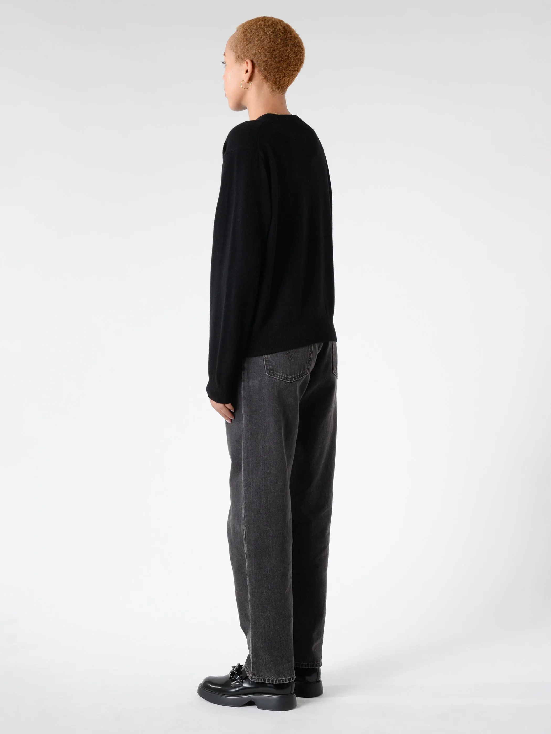 Women's Lambswool Crew Neck Knit Pullover