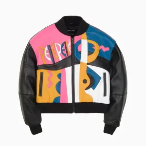 Women's Picasso Crop Leather Jacket